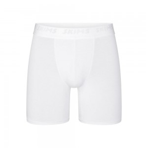 Chalk Grey Skims Stretch 5 Inch Boxer Men's Brief | 95318-MQPA