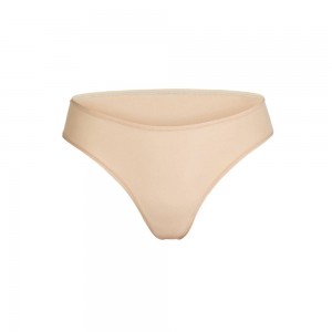 Clay Khaki Skims Fits Everybody Cheeky Women's Brief | 98536-YZDU