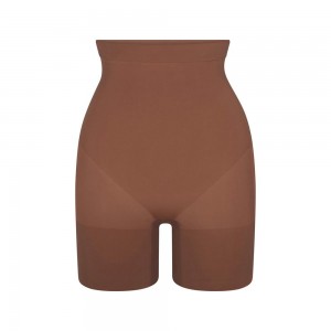 Jasper Brown Skims Everyday Sculpt High-Waisted Mid Thigh Women's Short | 19273-HYAV