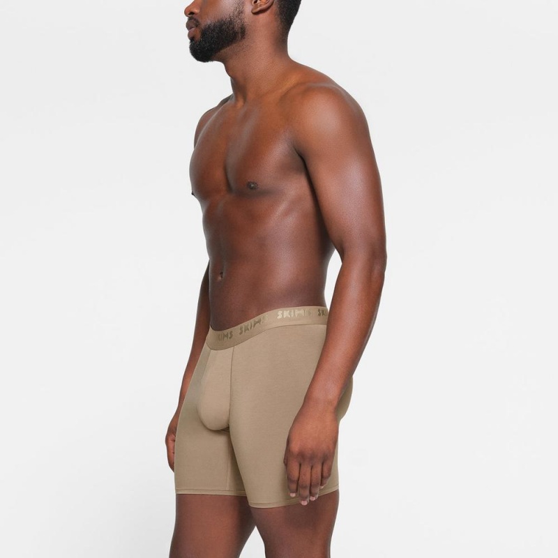 Bronze Multicolor Skims Stretch 5 Inch Boxer 3-Pack Men's Brief | 75063-TUYO